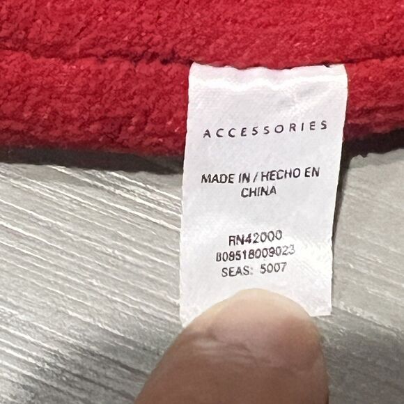 Unbranded Children's Youth Winter Hat Beanie Black Fleece Embroidered Flame Fire - Picture 4 of 4